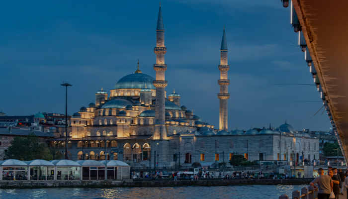 The New Mosque : A symphony in stone and light.