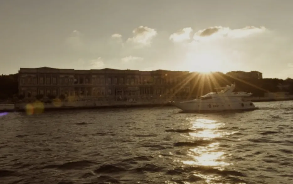 VIP yacht charter Turkey - luxury private yacht cruising the Aegean coast at sunset